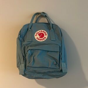 Fjallraven mini backpack - dusty blue - great condition